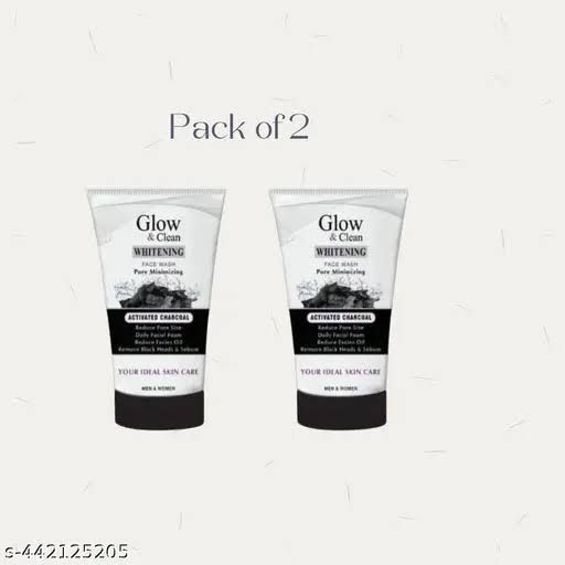 GLOW AND CLEAN CHARCOAL FACE WASH