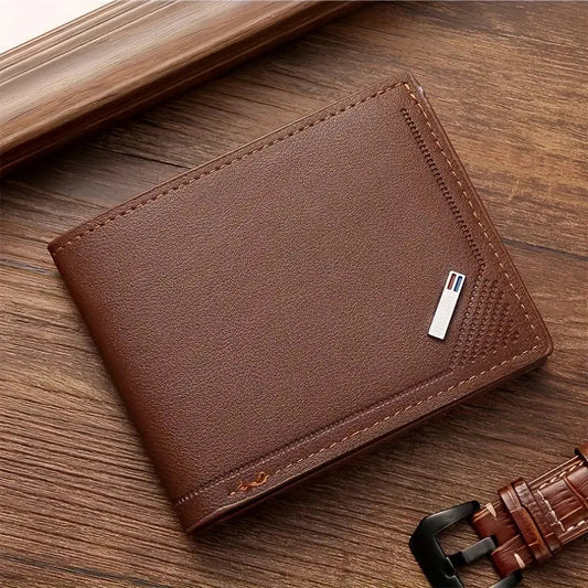 Men's Wallet, Thin Multi-card Large Capacity Business Soft Clip